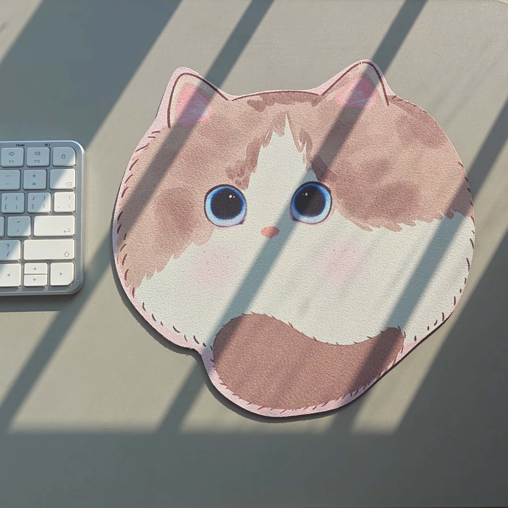 Desk Setup Productivity - Tapis de souris Kawaii Chat, tapis