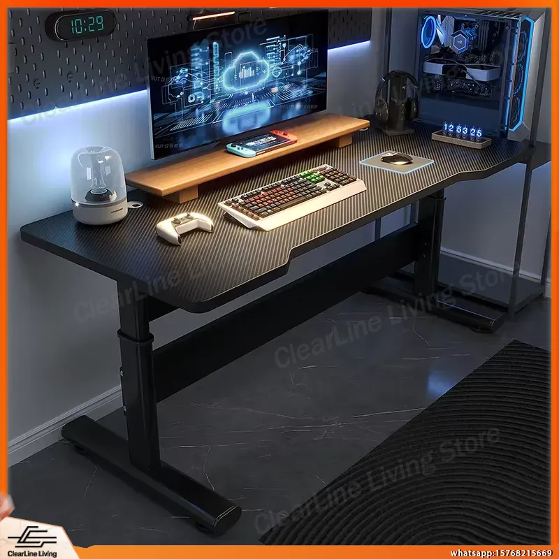 Desk Setup Ergonomics - Bureau de jeu électrique réglable en