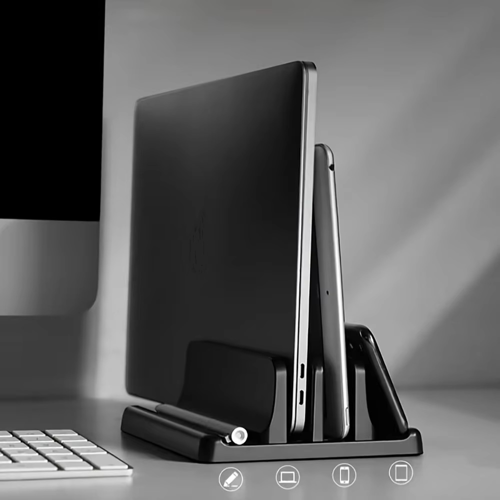 Vertical Laptop Stand - Support pour ordinateur portable, support de