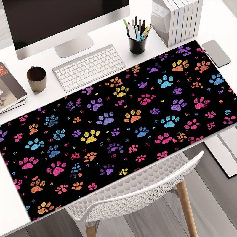 Desk Setup Ergonomics - Grand tapis de souris fantaisie en