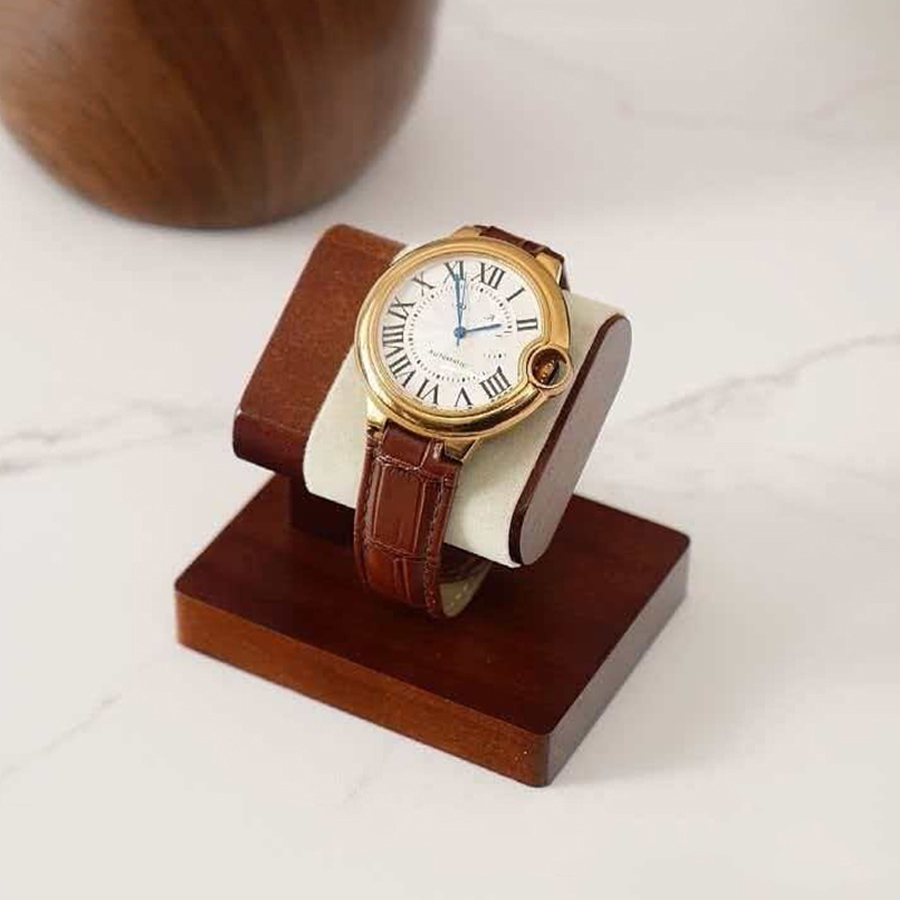 Desk Setup Wood - Présentoir à Montres en Bois Massif,