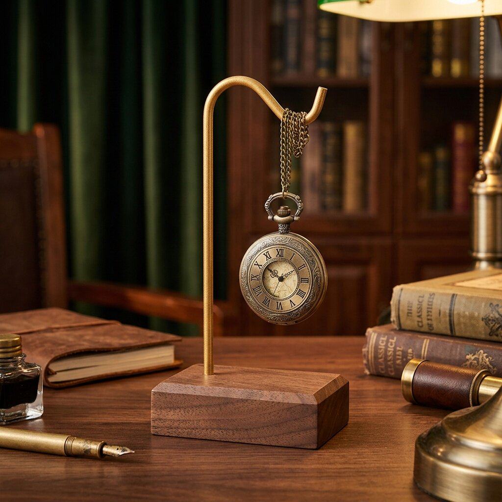 Desk Setup Wood - Support de présentation pour montres de