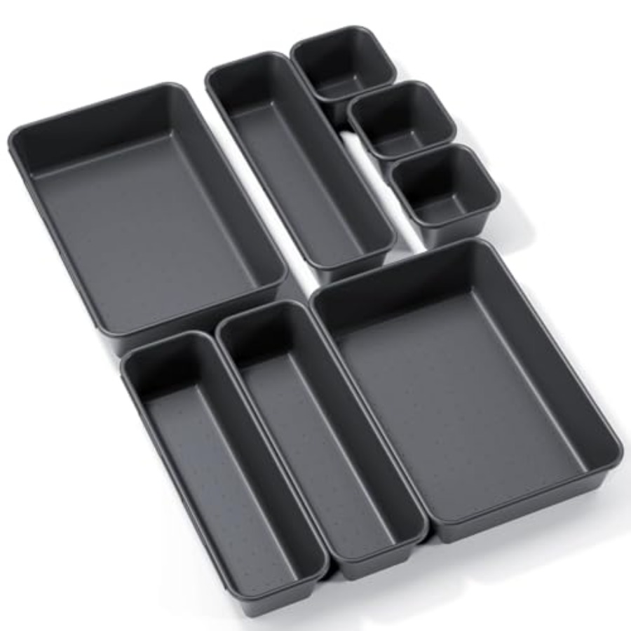 Drawer Organizer Bamboo - Lot de 8 organiseurs de tiroir