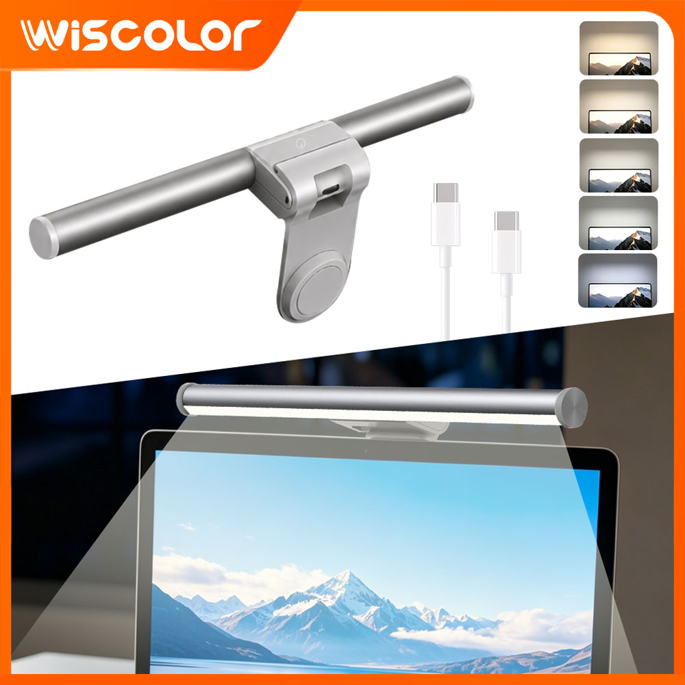 Desk Setup No Monitor - Barre lumineuse LED RGBIC pour moniteur,