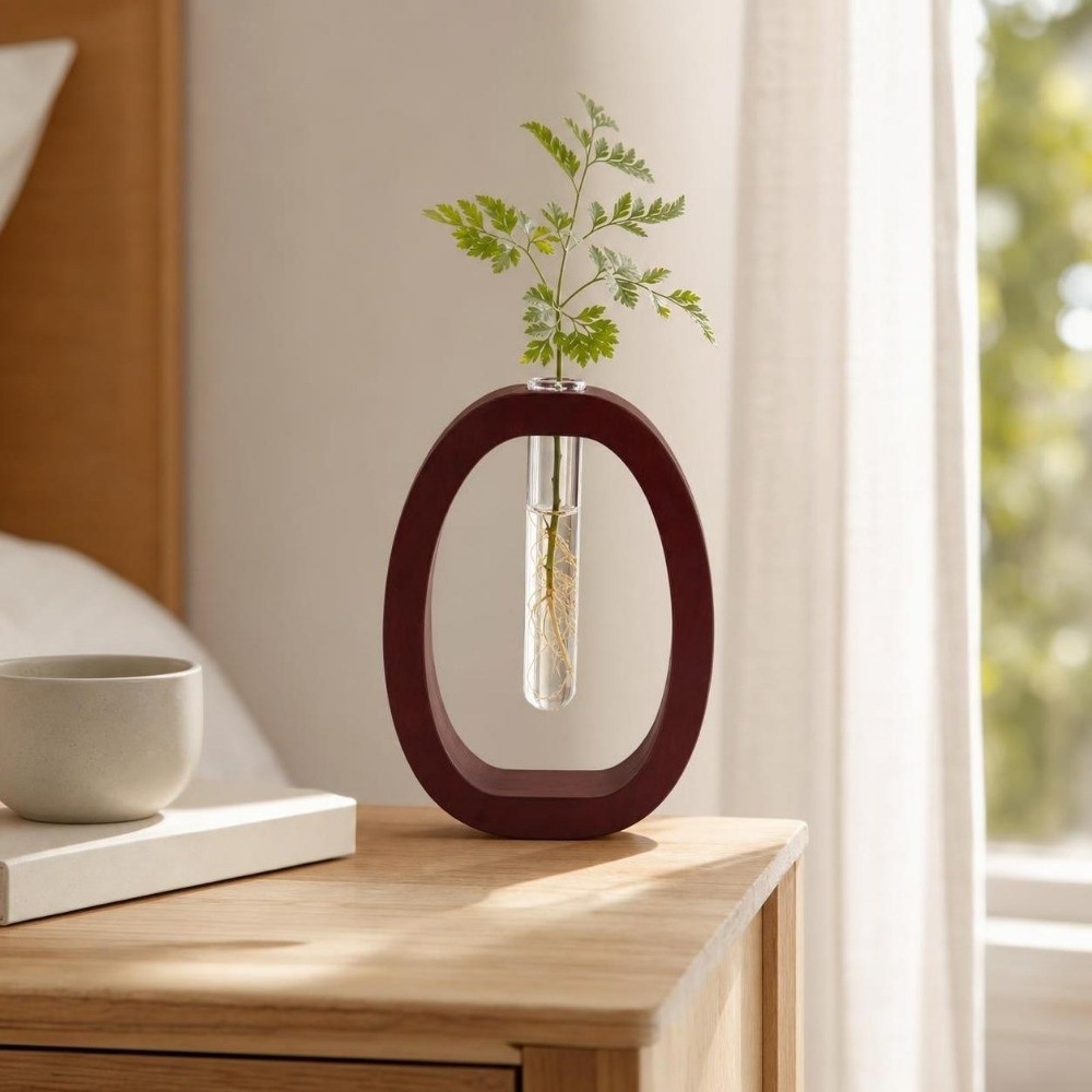 Vase à fleurs hydroponique en  - Desk Setup Home avis et prix
