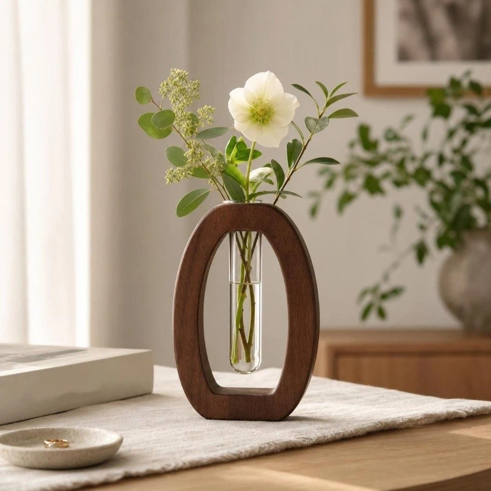 Vase à fleurs hydroponique en  - Desk Setup Home avis et prix