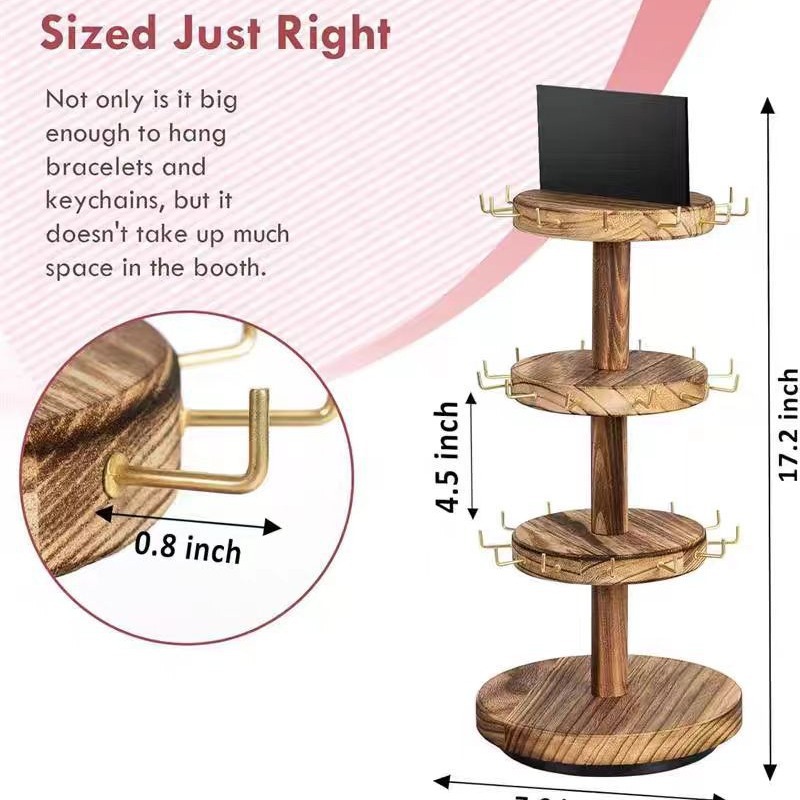 Nouveau présentoir rotatif en  - Desk Setup Wood avis et prix