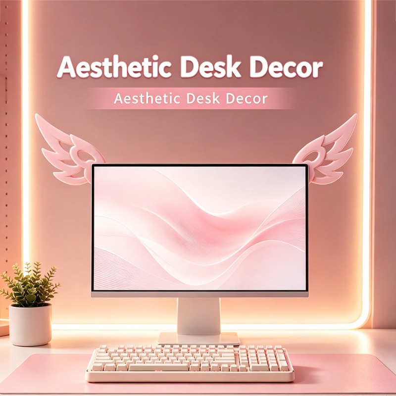 Décoration d'écran d'ordinateu - Desk Setup No Monitor avis et prix