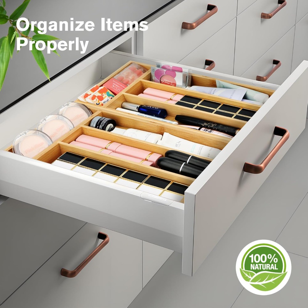 Organisateur de tiroir en bamb - Drawer Organizer Bamboo avis et prix