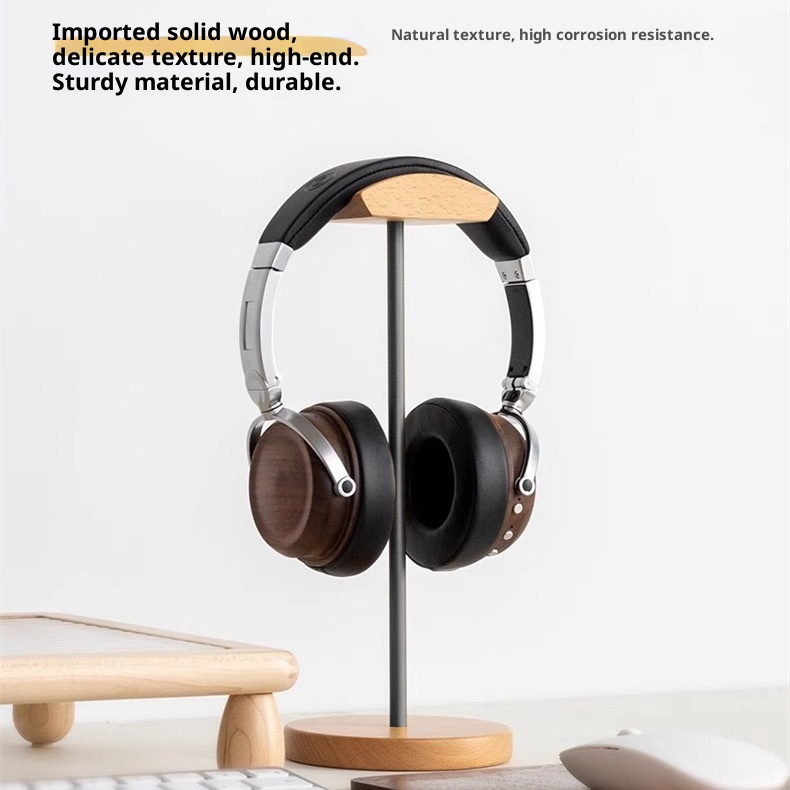 Support pour casque en bois de - Desk Setup Wood avis et prix