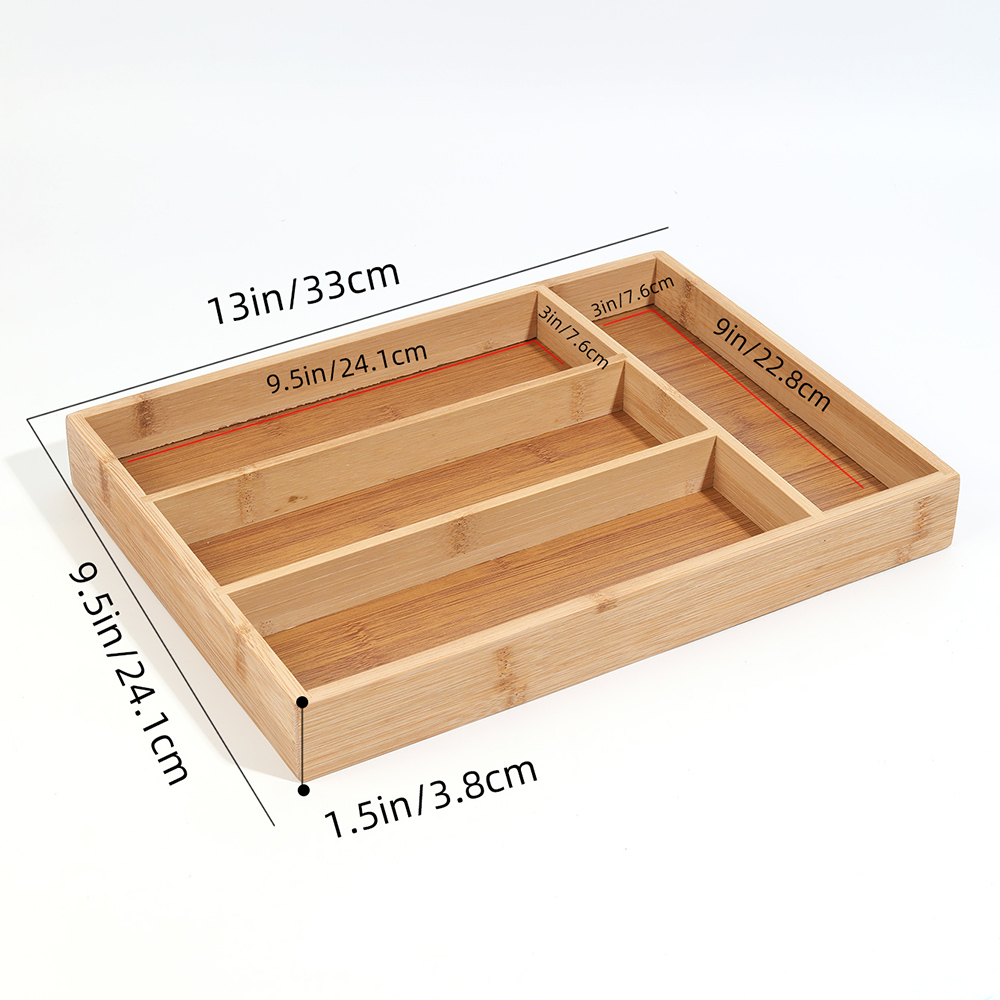 Plateaux de rangement divisés  - Drawer Organizer Bamboo avis et prix
