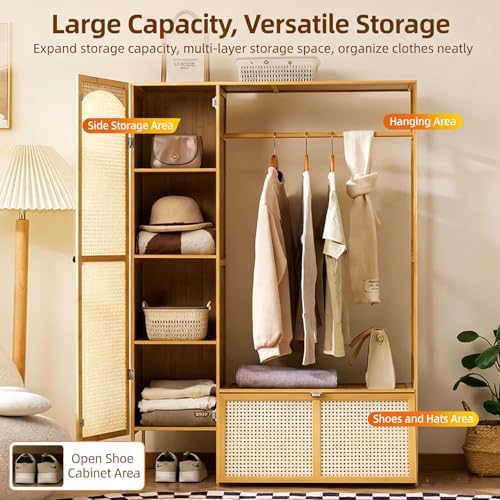 Porte-vêtements autoportant mi - Drawer Organizer Bamboo avis et prix