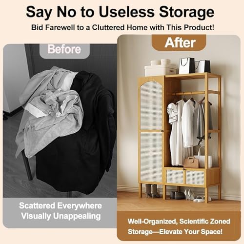 Porte-vêtements autoportant mi - Drawer Organizer Bamboo avis et prix