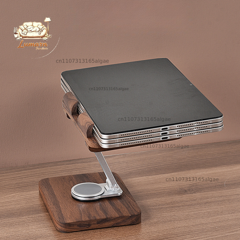 Support pour iPad en noyer noi - Desk Setup Tablet avis et prix