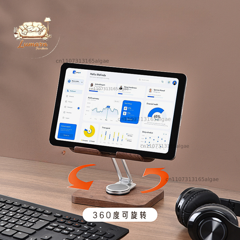 Support pour iPad en noyer noi - Desk Setup Tablet avis et prix
