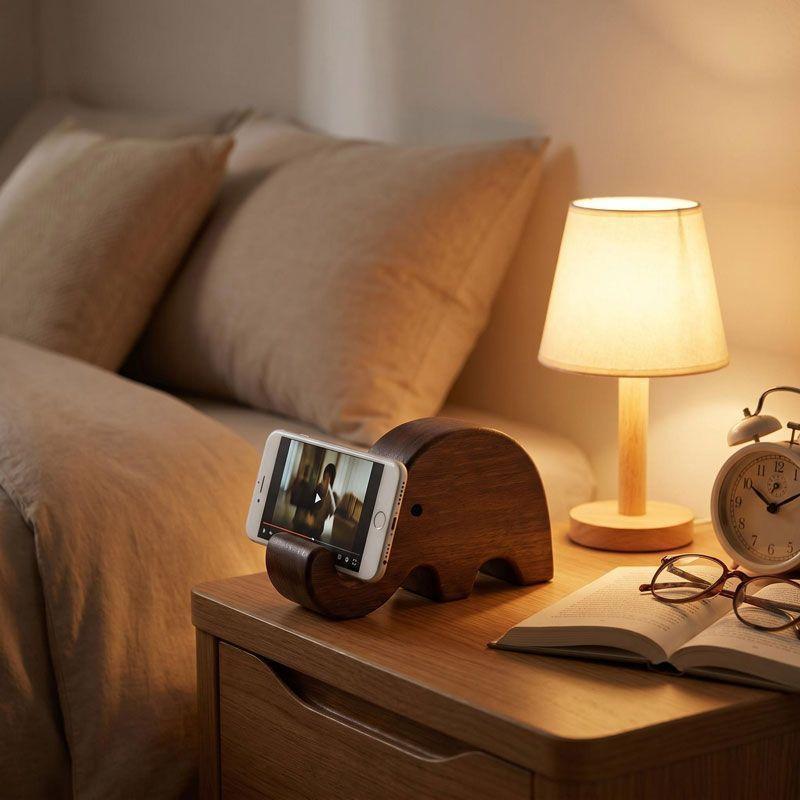 Support de téléphone en bois m - Desk Setup Wood avis et prix