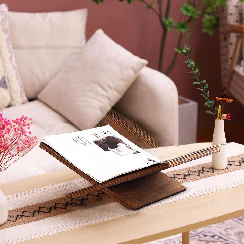 Présentoir de livres en bois,  - Desk Setup Wood avis et prix