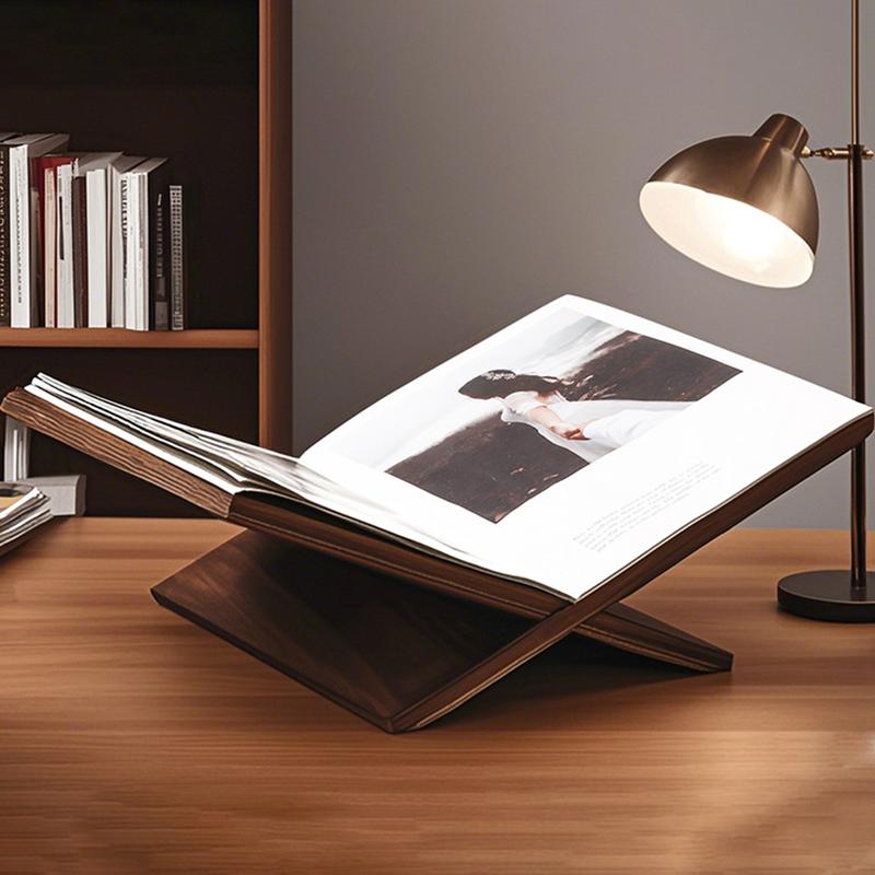 Présentoir de livres en bois,  - Desk Setup Wood avis et prix