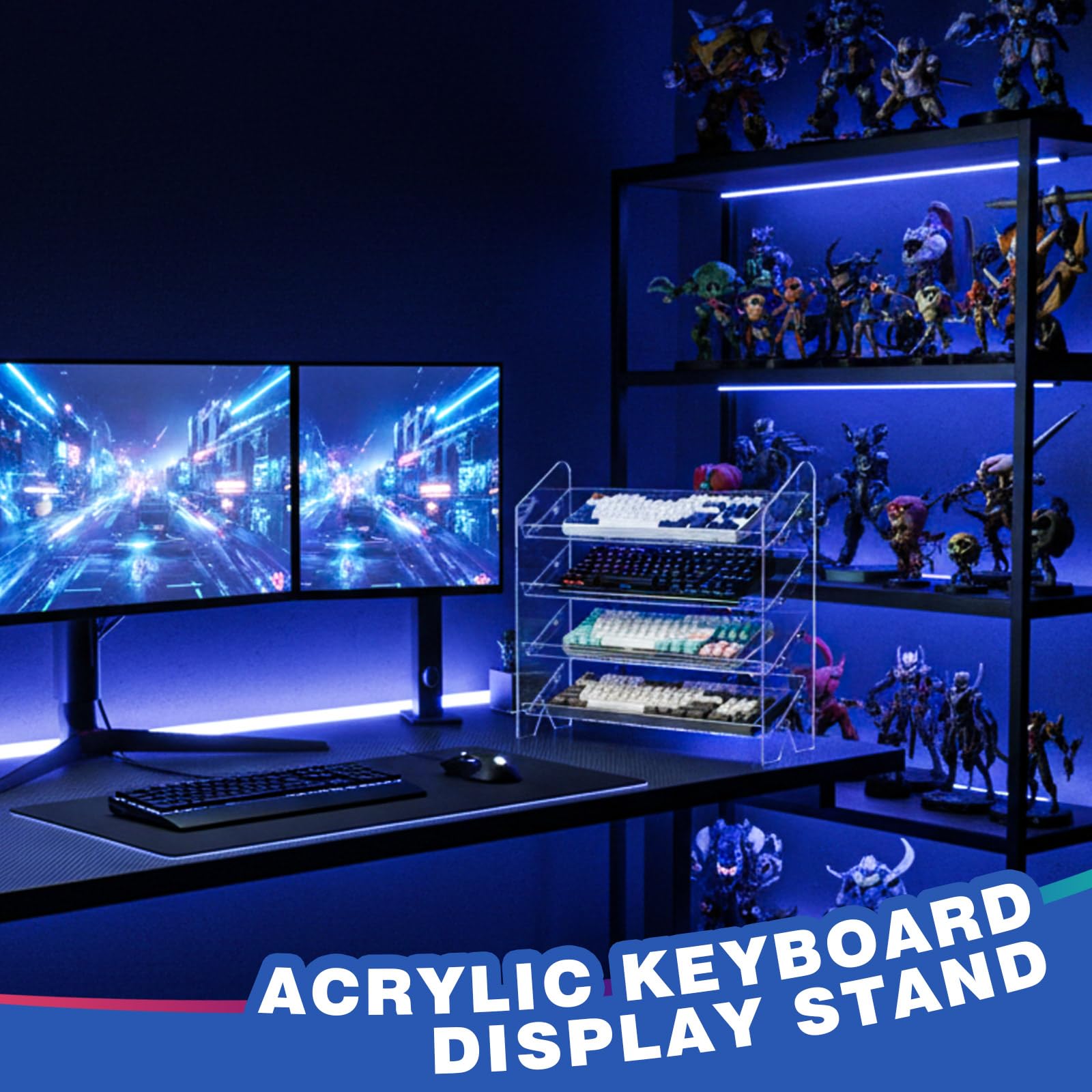 Présentoir de clavier en acryl - Desk Setup Tablet avis et prix