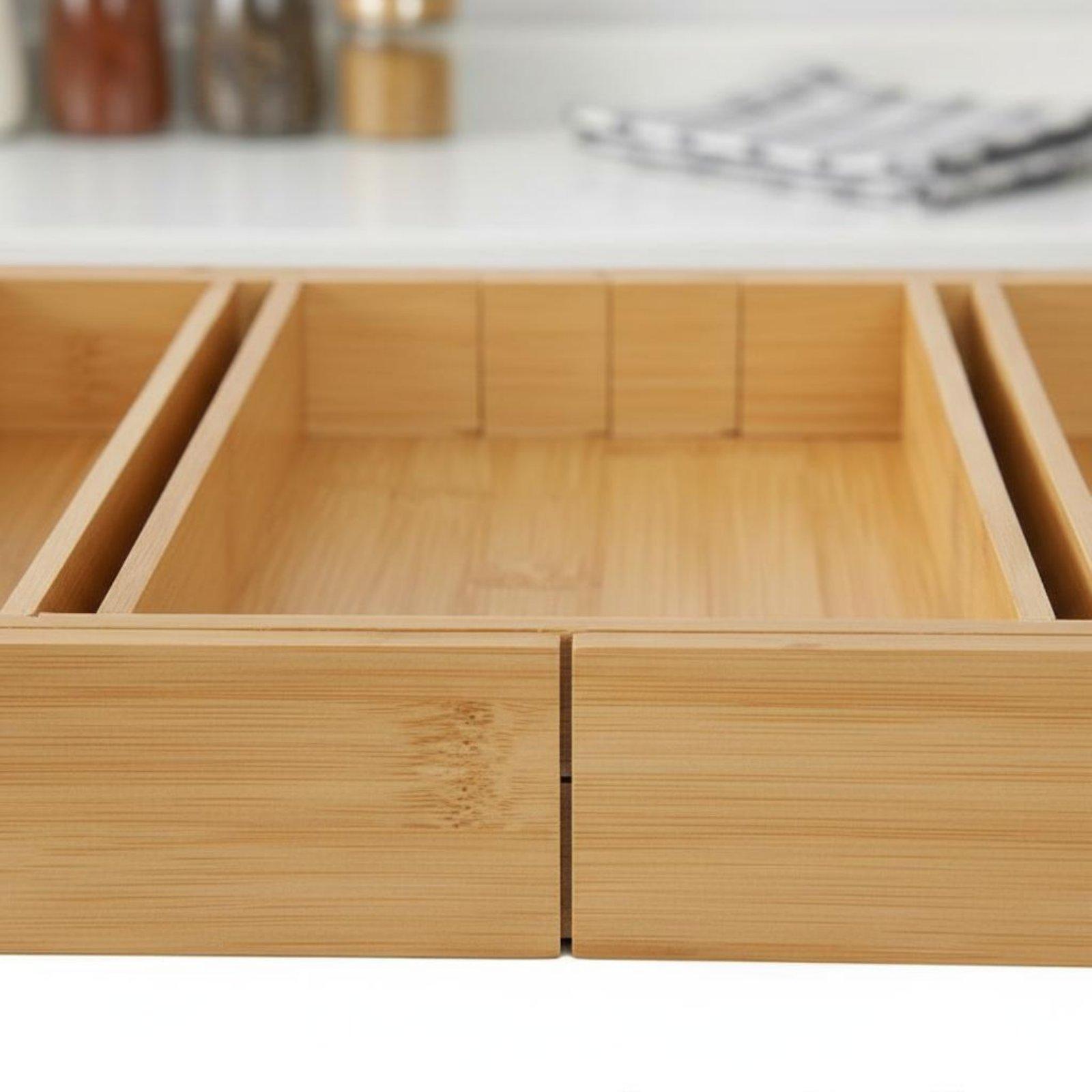 Organiseur de tiroir réglable  - Drawer Organizer Bamboo avis et prix