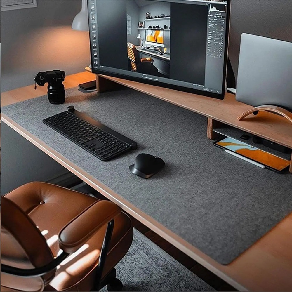 Tapis de bureau en feutre pour - Desk Setup Ergonomic avis et prix
