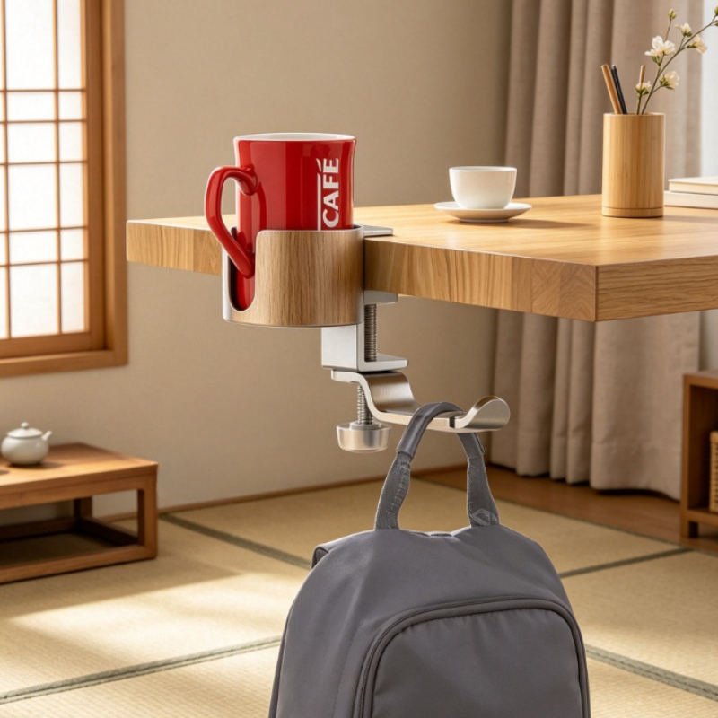 Support de tasse rotatif de qu - Desk Setup For Office avis et prix