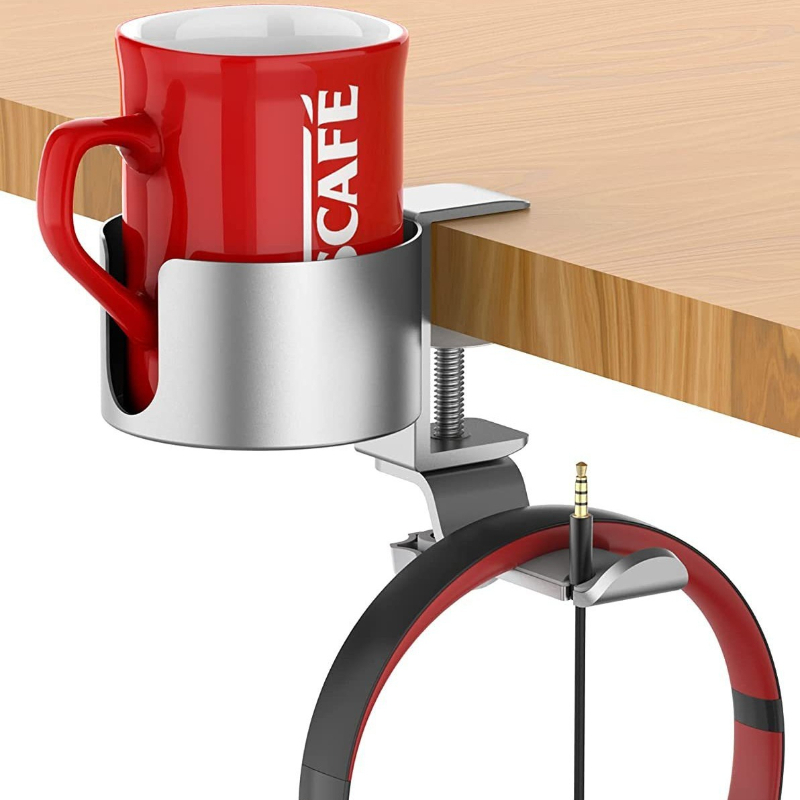 Support de tasse rotatif de qu - Desk Setup For Office avis et prix