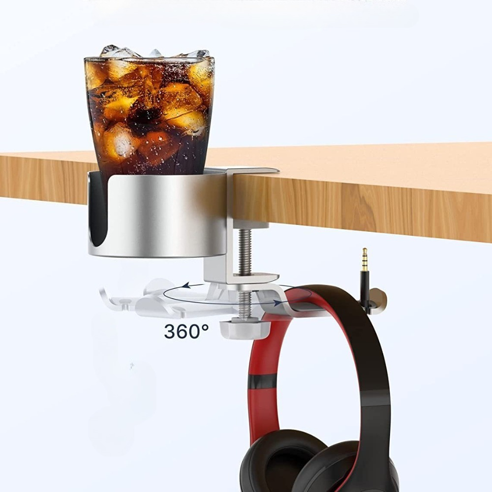 Support de tasse rotatif de qu - Desk Setup For Office avis et prix