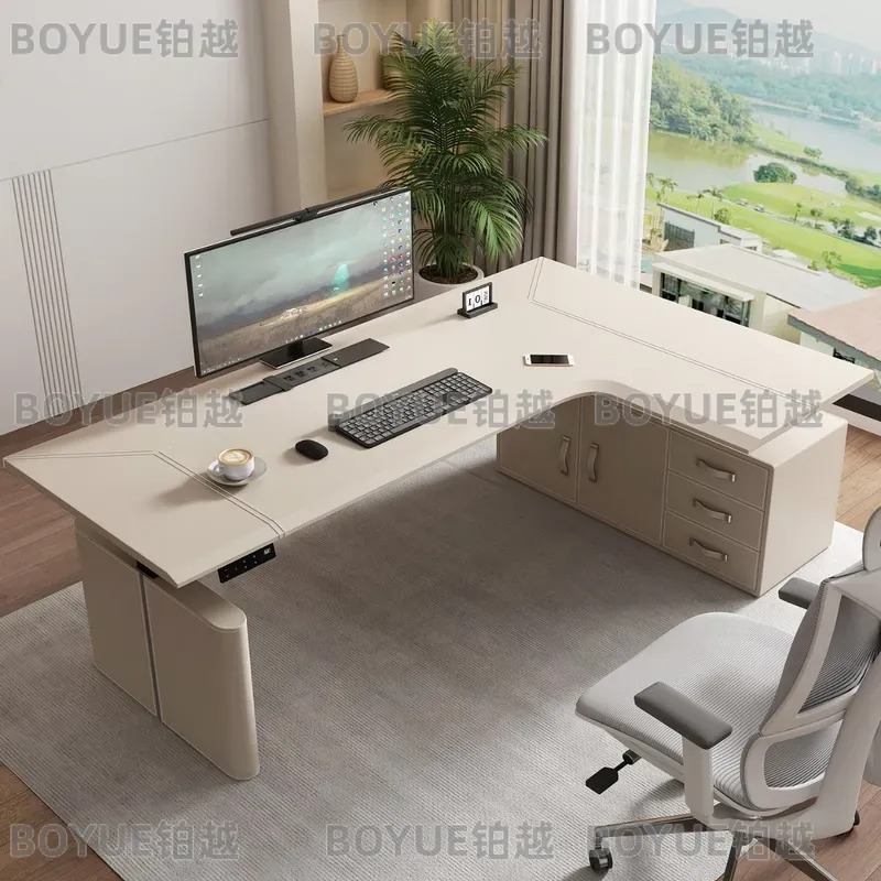 Bureau d'angle électrique régl - Desk Setup Corner avis et prix