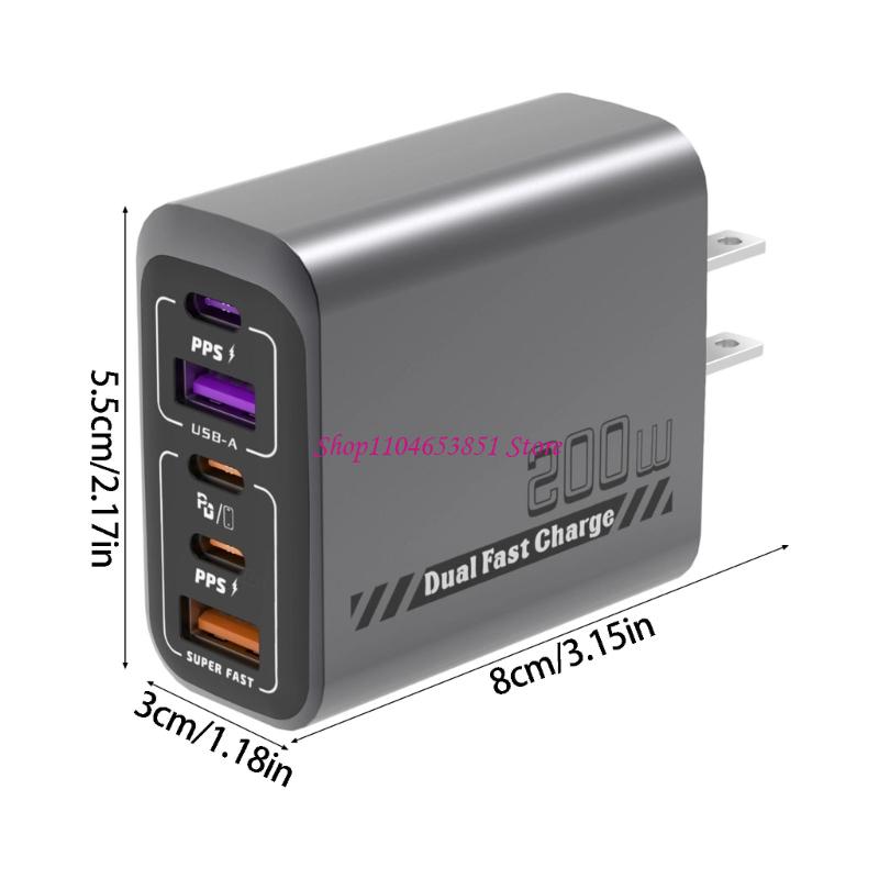 Chargeur rapide 200 W à 5 port - Desk Setup Tablet avis et prix