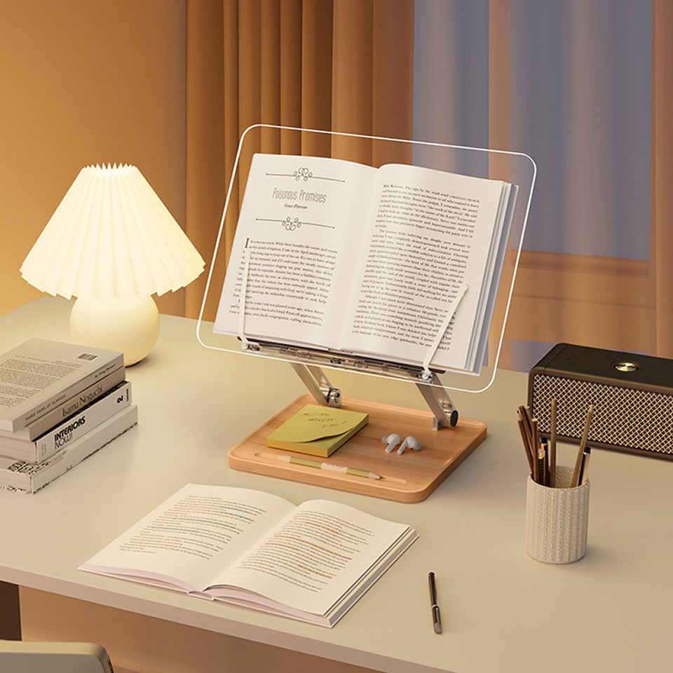 Support de lecture en bois ave - Desk Setup Wood avis et prix