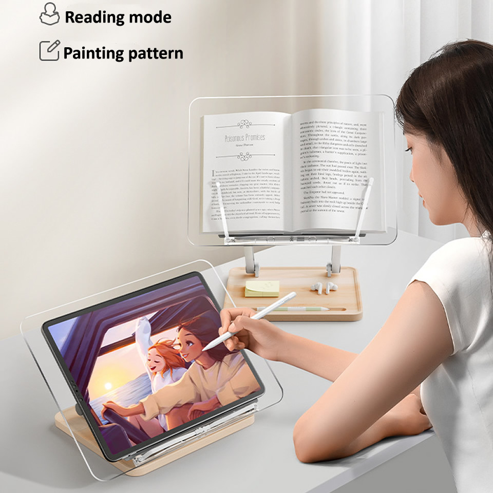 Support de lecture en bois ave - Desk Setup Wood avis et prix