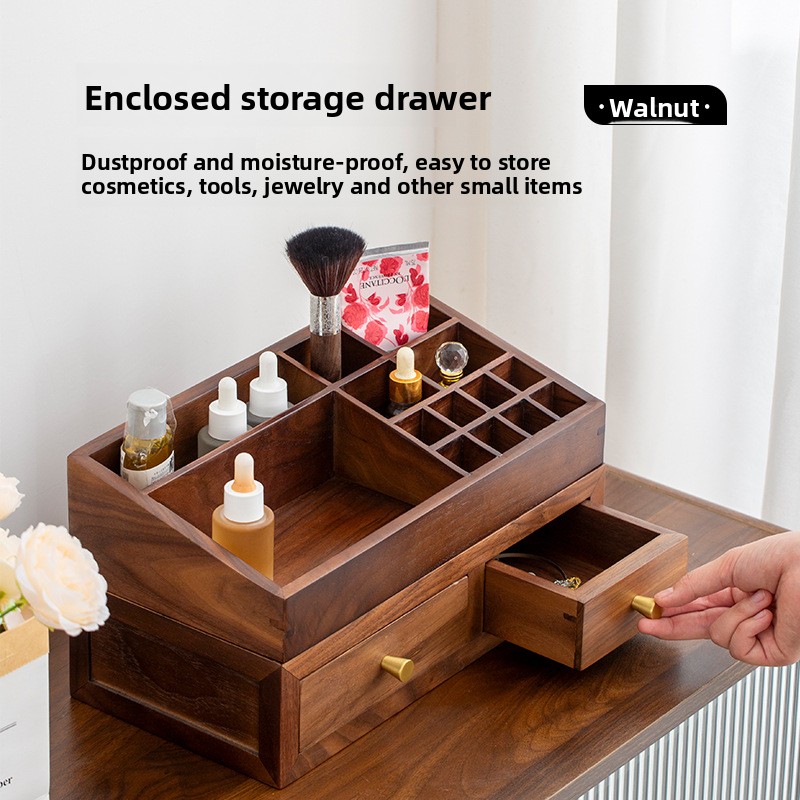 Organisateur double couche en  - Drawer Organizer Bamboo avis et prix