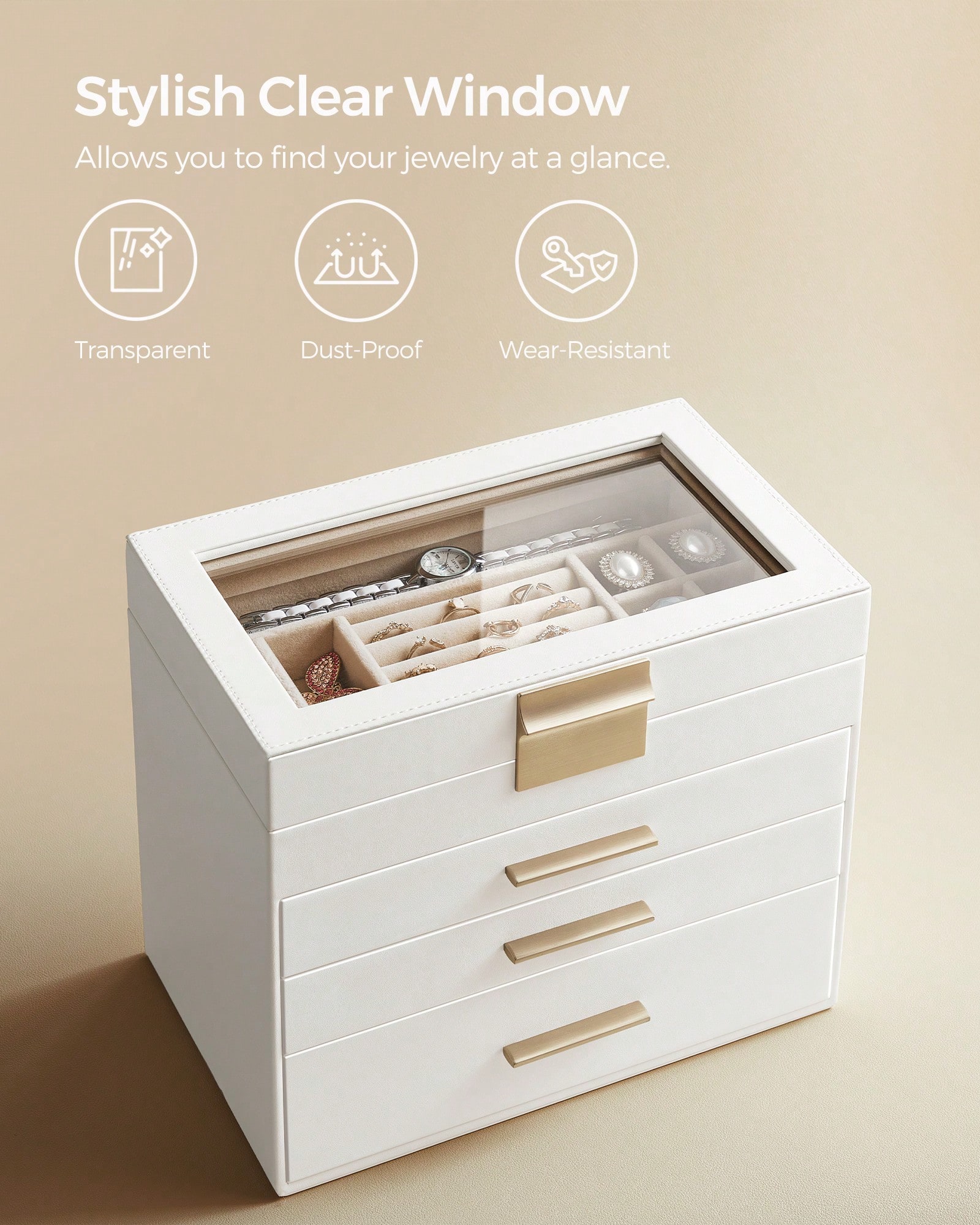 Boîte de rangement pour bijoux - Drawer Organizer Bamboo avis et prix