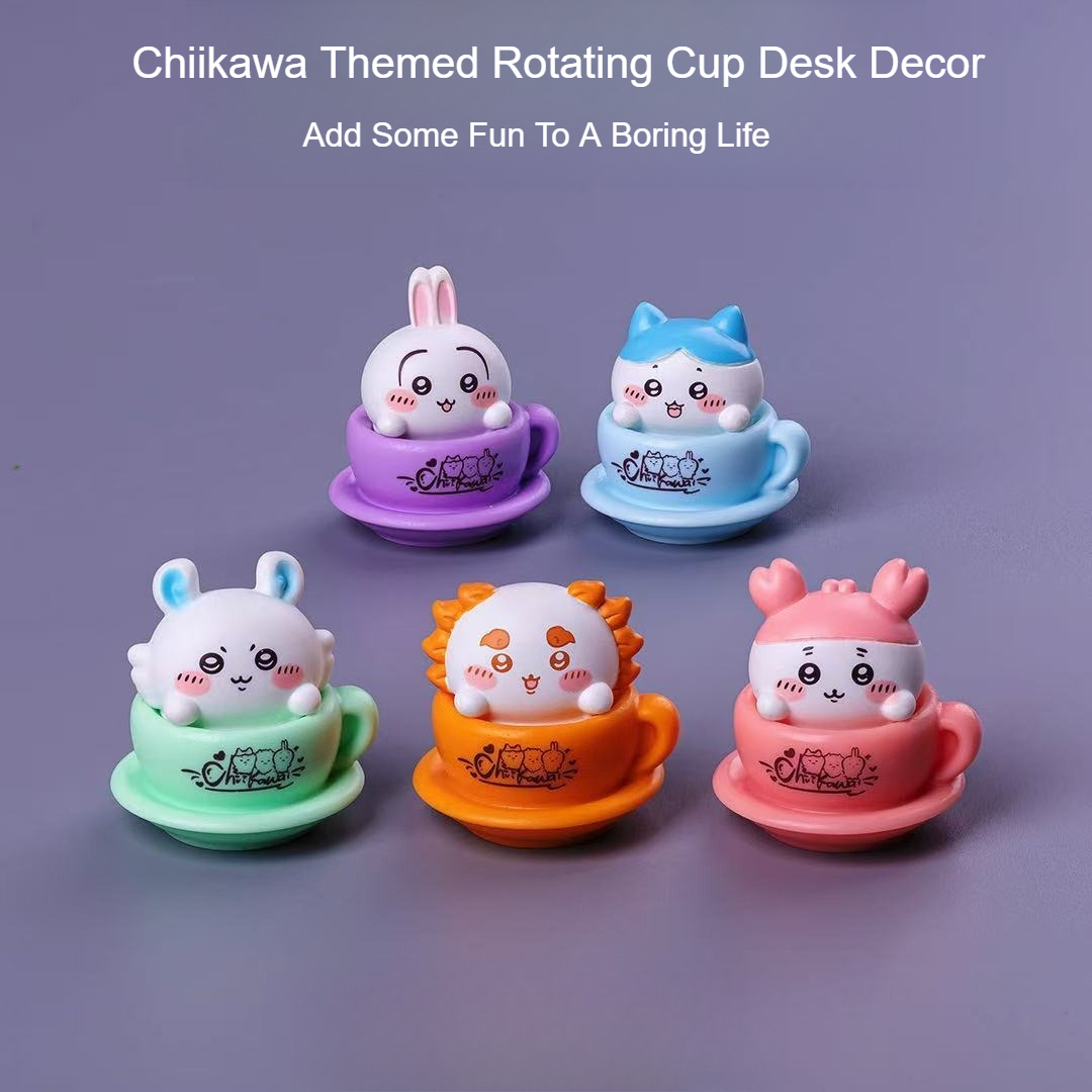 Figurine rotative Chiikawa, mi - Desk Setup Kawaii avis et prix