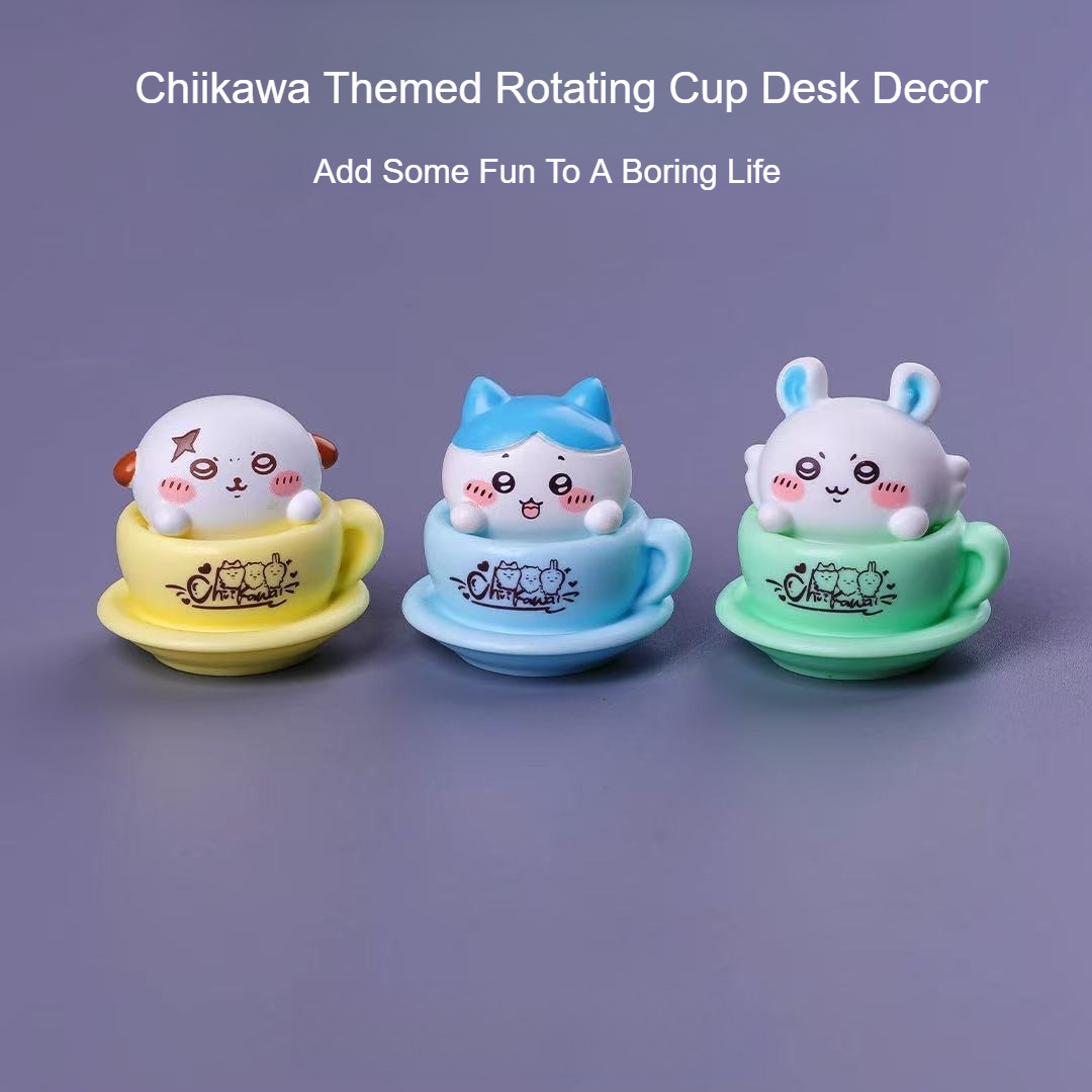 Figurine rotative Chiikawa, mi - Desk Setup Kawaii avis et prix