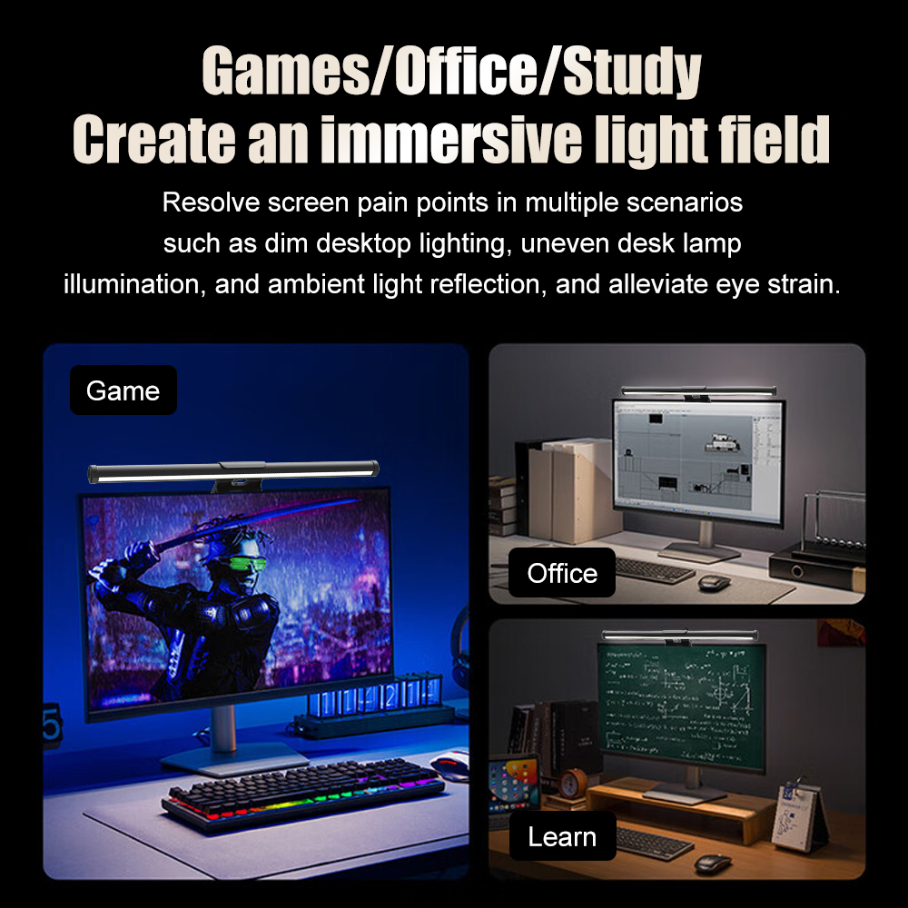 Barre lumineuse LED pour monit - Desk Setup No Monitor avis et prix