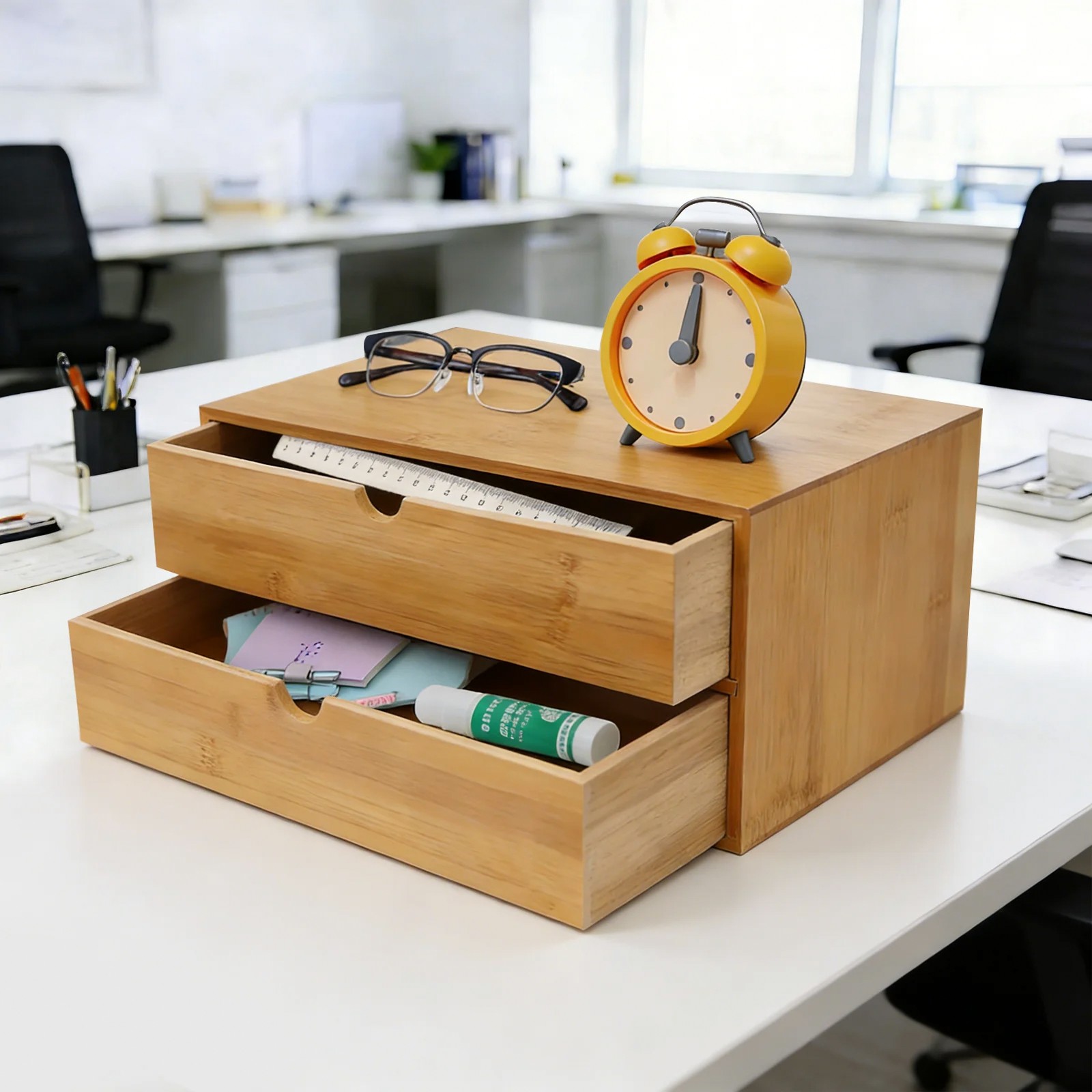 Organisateur de bureau, boîte  - Drawer Organizer Bamboo avis et prix