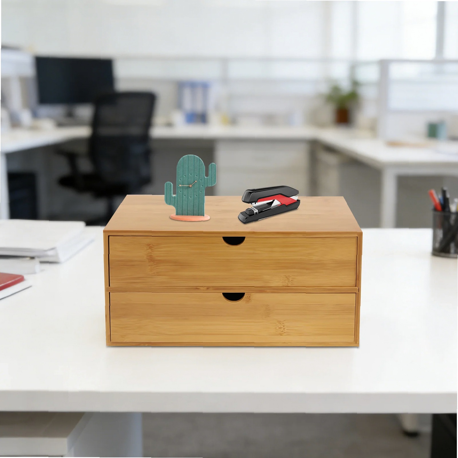 Organisateur de bureau, boîte  - Drawer Organizer Bamboo avis et prix