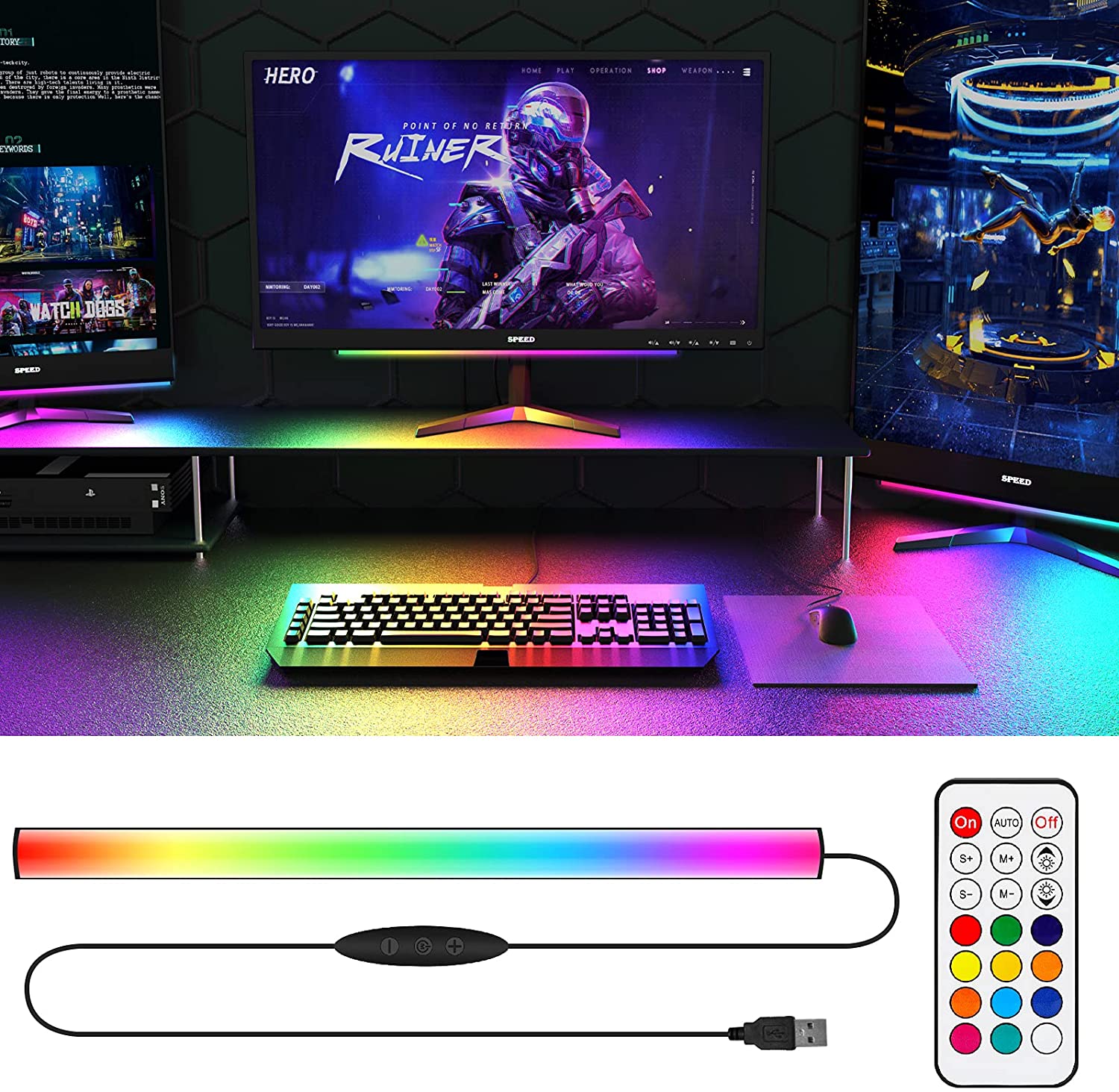 Barre lumineuse RGB Dreamcolor - Desk Setup Diy avis et prix