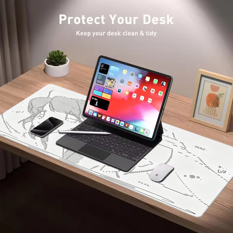 Tapis de souris en cuir, 1 piè - Desk Setup Kawaii avis et prix