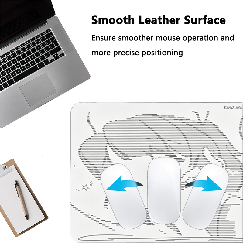Tapis de souris en cuir, 1 piè - Desk Setup Kawaii avis et prix