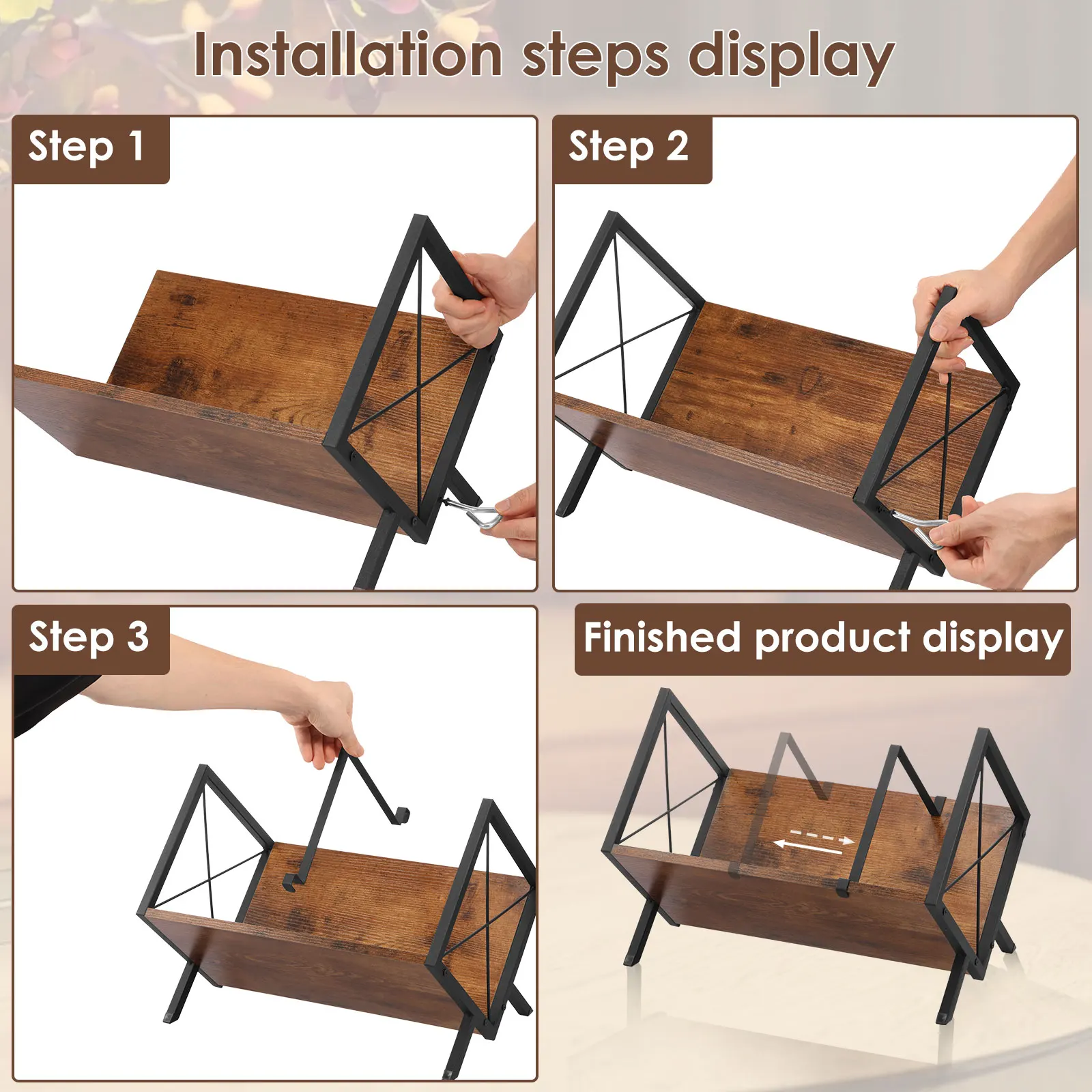 Support de rangement pour disq - Desk Setup Wood avis et prix